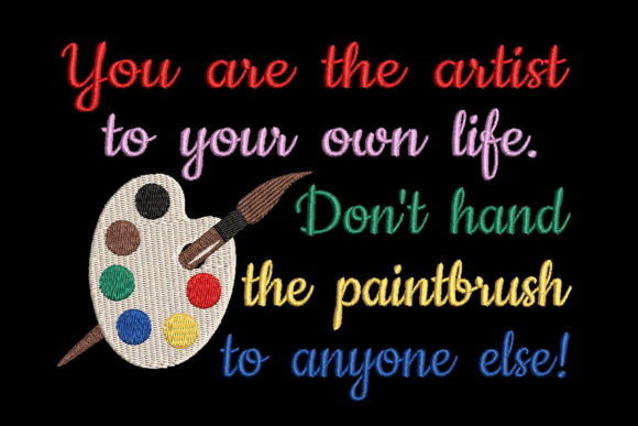 A Designer's Review of You Are the Artist Quote