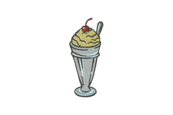 A Designer's Take on the Milkshake Embroidery Design for Markets