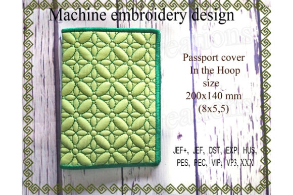 A Passport Cover Embroidery Design Review for Real Projects