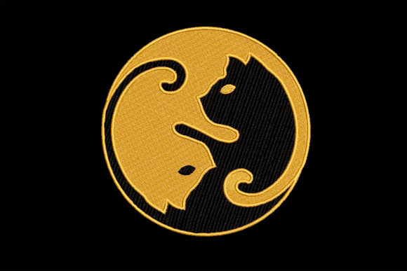 Cats Yin Yang: A Versatile Design for Branded Merchandise