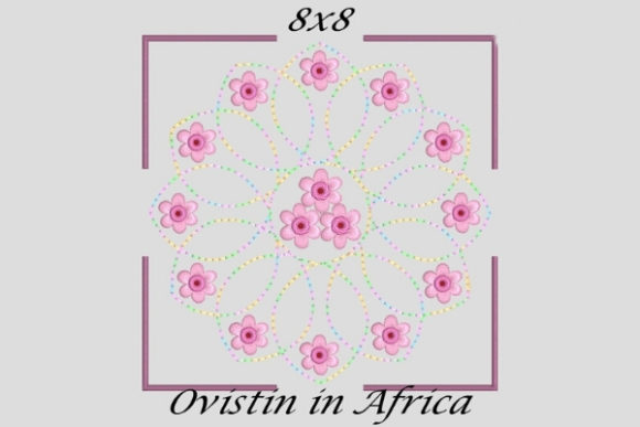 Cute Twirly Quirt Block and Flower Embroidery Review