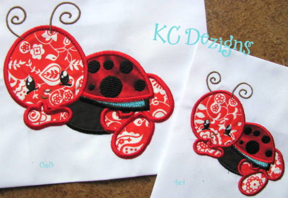 Embroidery Designer Review: Baby Bug Ladybug for Boutique Sweatshirts