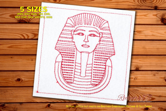 From Ancient Gold to Modern Thread: Evaluating the Tutankhamun Mask Design