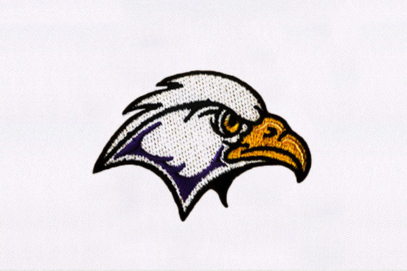 Hawk Face Embroidery Design for Boutique Sweatshirts