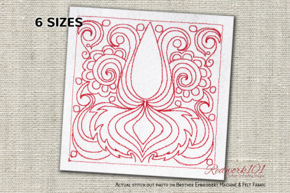 Indian Cultural Pattern Redwork: A Boutique Sweatshirt Review