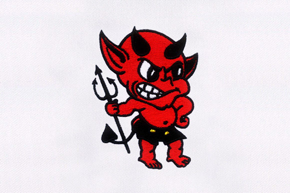 Little Devil: A Playful Embroidery Design for Personalized Gifts