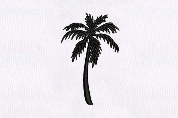 Reviewing the Stunning Palm Tree Embroidery Design for Small Shop Products
