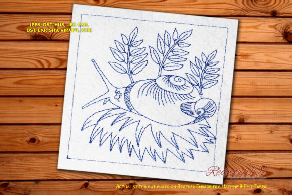South Spain Snail Embroidery: A Designer's Review