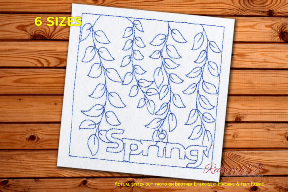 Spring Leaves Design Bluework: A Seller's Review