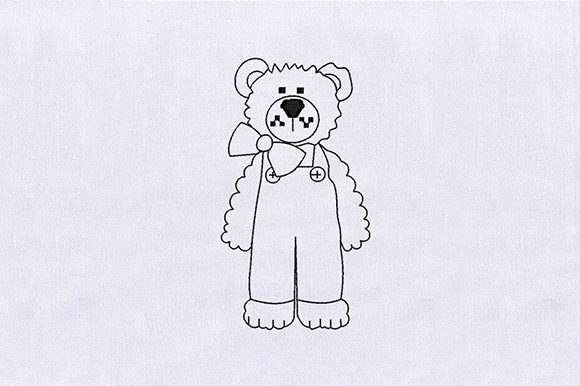 Teddy Bear Line Art: A Boutique Sweatshirt Review