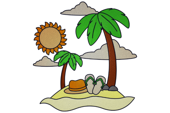 Vacation Island Embroidery: A Cozy Gift Designer's Review