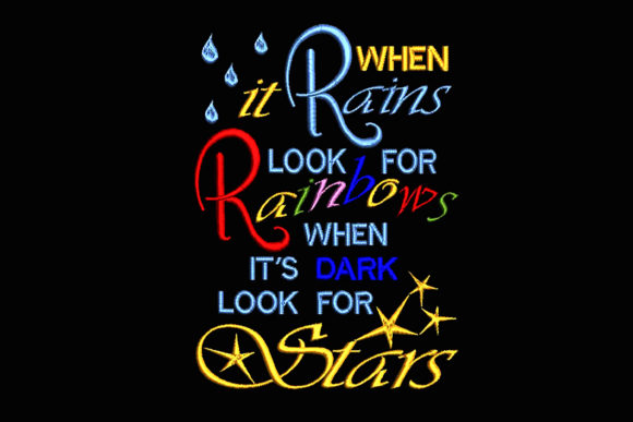 When It's Dark: A Bright, Colorful Embroidery Review